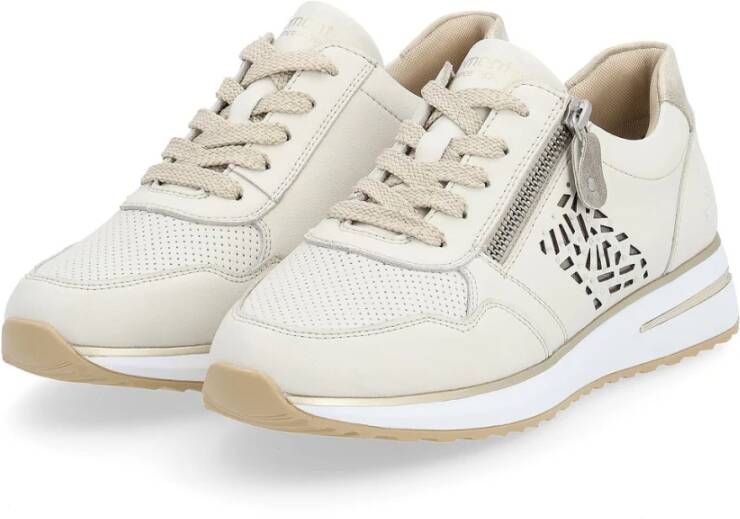 Remonte Beige Damessneaker Stijlvol Comfort