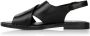 Remonte black casual open sandals Black Dames - Thumbnail 6