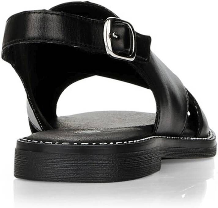 Remonte black casual open sandals Zwart Dames