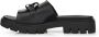 Remonte black casual open slippers Black Dames - Thumbnail 4