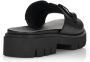 Remonte black casual open slippers Black Dames - Thumbnail 5