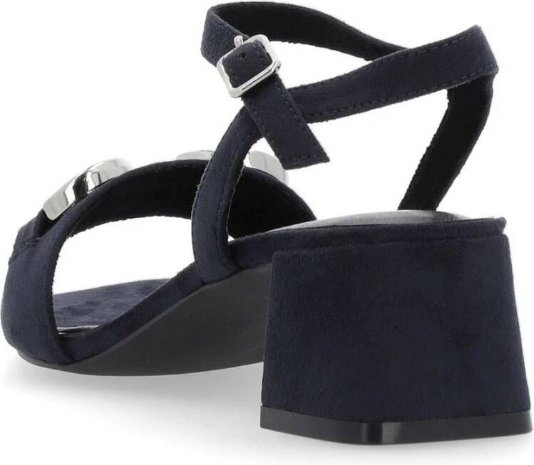 Remonte Blauwe Elegante Platte Sandalen Vrouwen Blue Dames