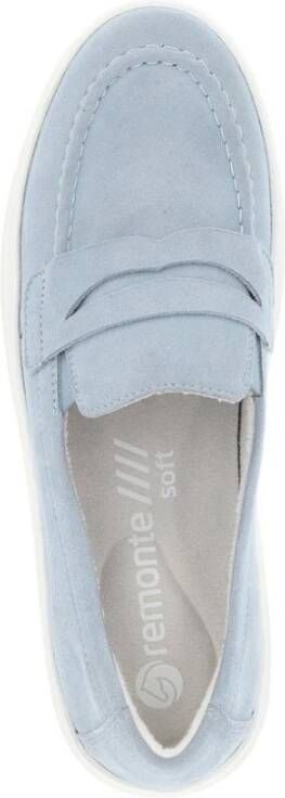 Remonte Blauwe Gesloten Loafers voor Vrouwen Blue Dames
