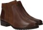 Remonte Bruine enkellaars met comfortabele hak Brown Dames - Thumbnail 3