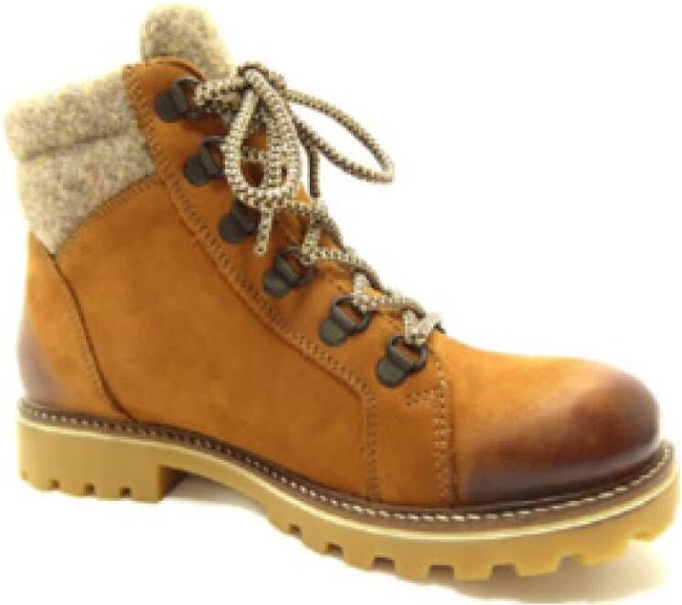 Remonte Bruine Nubuck Leren Enkellaarzen