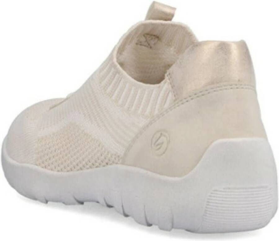 Remonte Casual beige veterschoenen voor dames