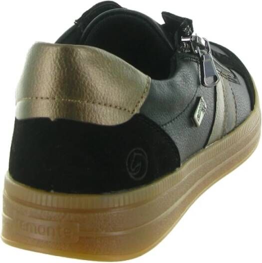 Remonte Casual Schoenen Zwart Leren Enkellaarzen