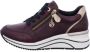 Remonte Sneakers met sleehak vrijetijdsschoen lage schoen veterschoen met gouden logo-hanger - Thumbnail 3
