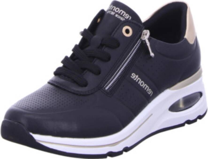 Remonte Casual Veterschoenen voor Heren in Zwart