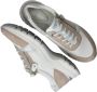 Remonte Comfortabele witte sneaker met beige en zilveren accenten Multicolor Dames - Thumbnail 4