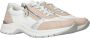 Remonte Comfortabele witte sneaker met beige en zilveren accenten Multicolor Dames - Thumbnail 5