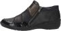 Remonte Comfortabele Basic Lage Schoenen met Rits Black Dames - Thumbnail 6