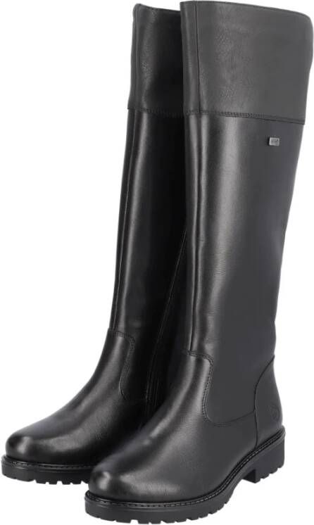 Remonte Elegante Zwarte Gesloten Enkellaarsjes Vrouwen Black Dames