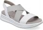 Remonte Flat Sandals White Dames - Thumbnail 2
