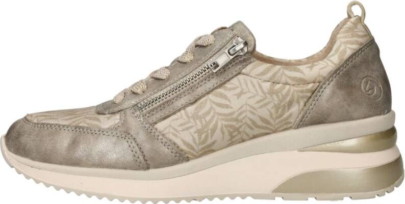 Remonte Gouden Bladeren Sneaker Multicolor Dames