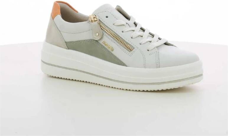 Remonte Groene Damesschoenen Stijlvol Model Beige Dames