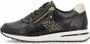 Remonte Zwarte Lite 'n Soft Sneakers met Gouden Details Black Dames - Thumbnail 12