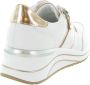 Remonte Sneakers met sleehak vrijetijdsschoen lage schoen veterschoen met metallic contrastaccenten - Thumbnail 6