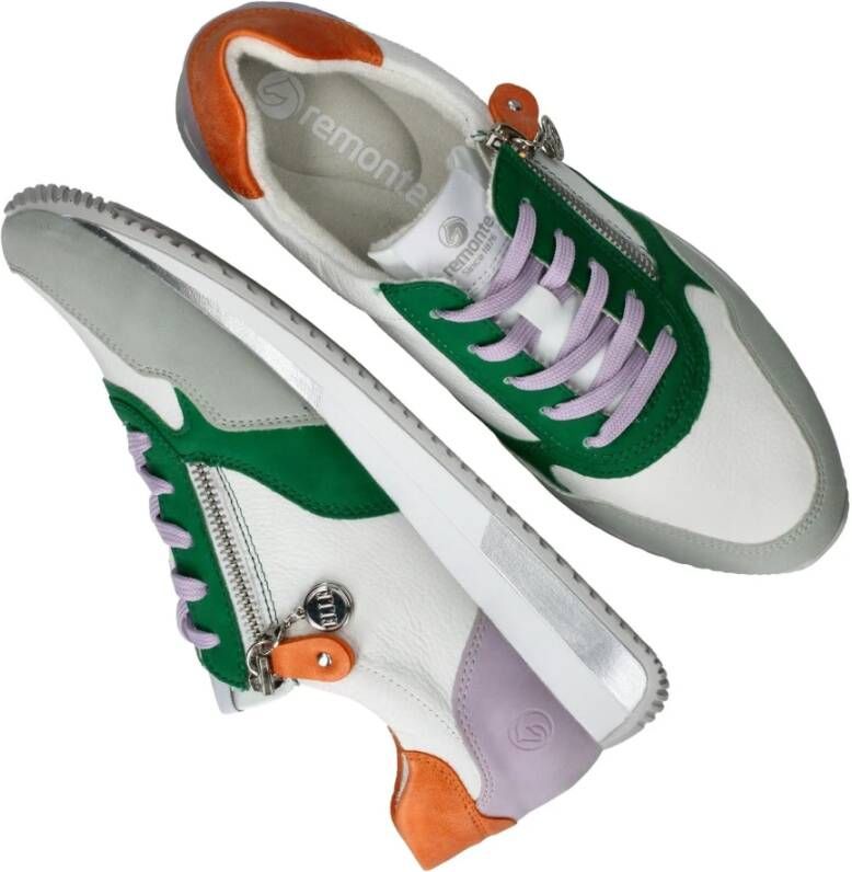 Remonte Kleurrijke Sneaker voor Dames met Zachte Voering Multicolor Dames