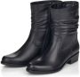 Remonte Elegante Zwarte Leren Laarzen Black Dames - Thumbnail 6