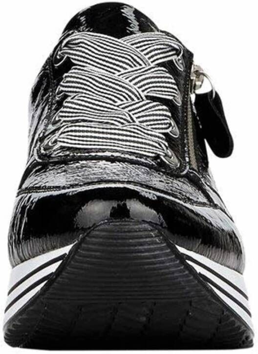 Remonte Lak Sneakers Black Dames