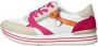 Remonte Lente Sneaker met Roze en Oranje Accenten Multicolor Heren - Thumbnail 14