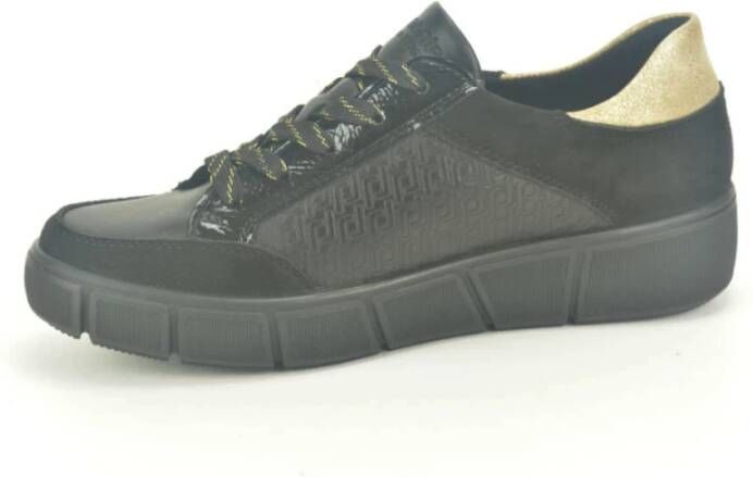 Remonte Print Sneaker in Zwart