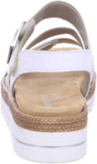 Remonte Sandalen met bandjes voor dames in effen kleur