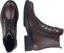 Remonte Bordo Casual Leather Booties Rood Dames - Thumbnail 4