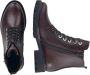 Remonte Bordo Casual Leather Booties Rood Dames - Thumbnail 7