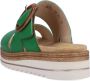 Remonte Slippers wedge heel summer shoe slippers with decorative buckle - Thumbnail 4