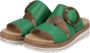 Remonte Groene Leren Comfort Slipper Green Dames - Thumbnail 8