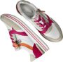 Remonte Lente Sneaker met Roze en Oranje Accenten Multicolor Heren - Thumbnail 9