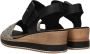 Remonte Sandaaltjes ELLE-Collection zomerschoen sandaal comfortschoen met klittenband onder de siergesp - Thumbnail 11