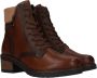Remonte Stoere Bruine Veterboot voor Dames Bruin Dames - Thumbnail 7