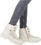 Remonte Witte Gesloten Dames Enkellaarsjes White Dames - Thumbnail 4