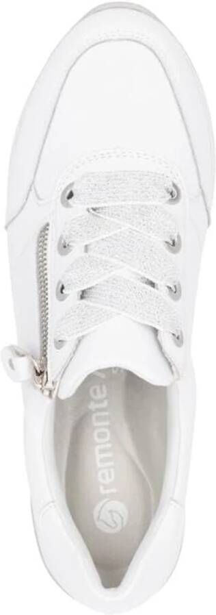 Remonte Witte sneaker met elegante details