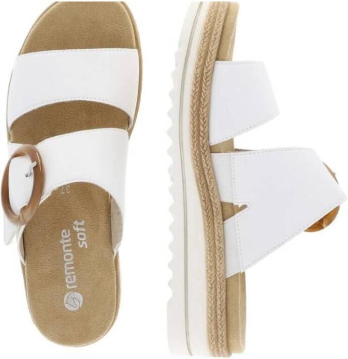 Remonte Witte Zomer Slippers Comfort Stijl