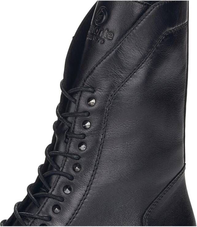 Remonte Zwarte Casual Enkellaarsjes voor Dames Black Dames