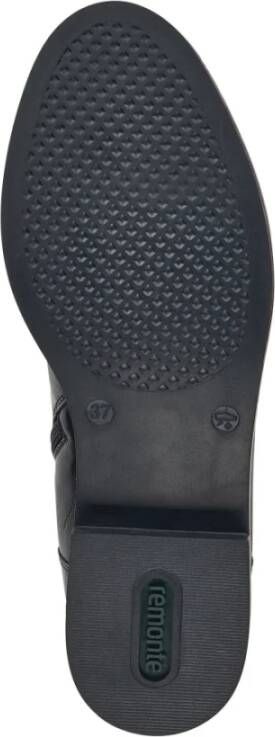 Remonte Zwarte Casual Enkellaarsjes voor Dames Black Dames