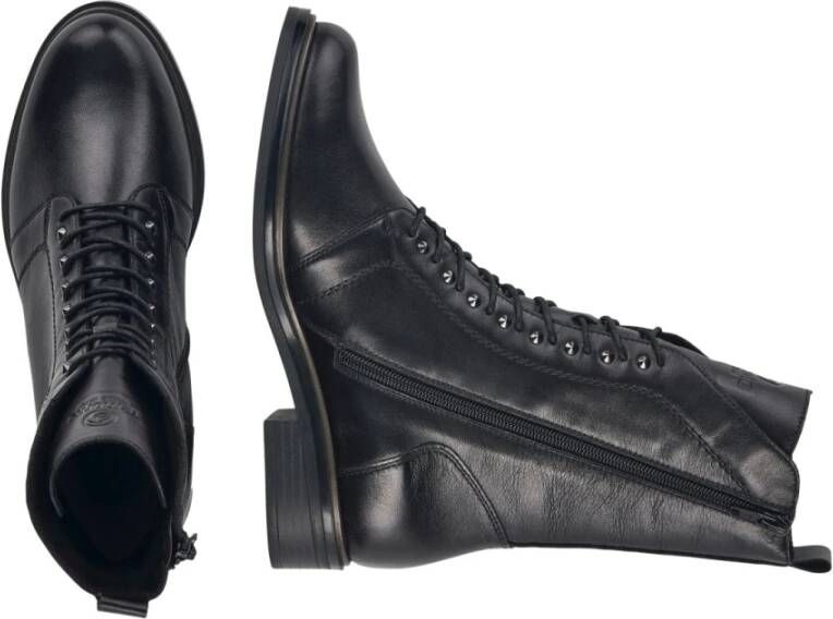 Remonte Zwarte Casual Enkellaarsjes voor Dames Black Dames
