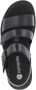 Remonte Zwarte Casual Platte Sandalen Vrouwen Black Dames - Thumbnail 4