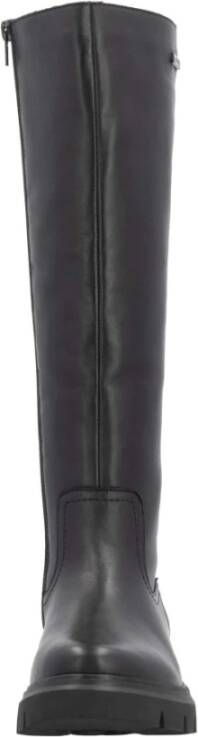 Remonte Zwarte Elegante Gesloten Enkellaarzen Black Dames