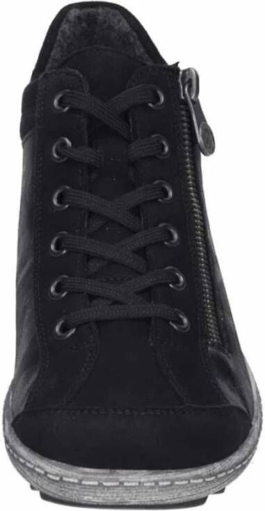 Remonte Zwarte Enkellaars Black Dames