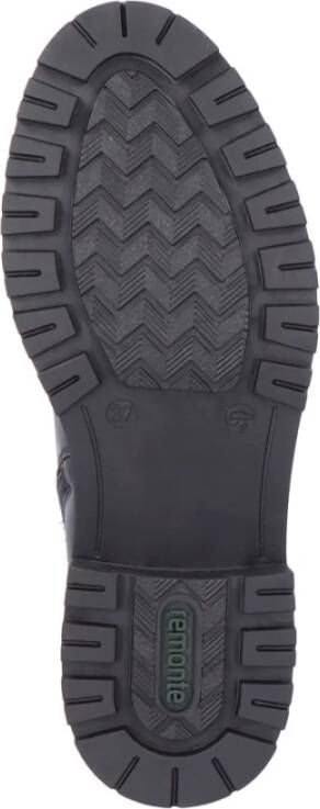 Remonte Zwarte Gesloten Booties