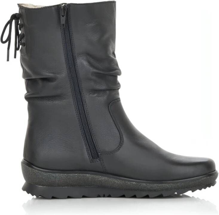 Remonte Zwarte Gesloten Booties Enkellaarzen Vrouwen Black Dames