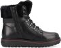 Remonte Zwarte Gesloten Booties Enkellaarzen Vrouwen Black Dames - Thumbnail 5