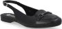Remonte Zwarte platte sandalen voor vrouwen Black Dames - Thumbnail 3