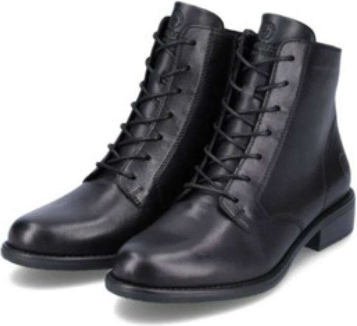 Remonte Zwarte veterschoenen voor dames