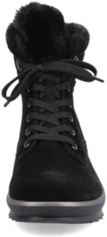 Remonte Zwarte veterschoenen voor heren